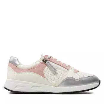 Кроссовки Geox D Bulmya D36NQB 0BC22 C1Z8W White/Lt Rose, белый