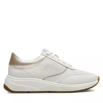 Кроссовки Geox D Cristael D45MXD 054AJ C1327 White/Lt Gold, белый