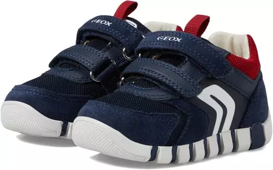 Кроссовки Geox Iupidoo Boy 8, цвет Navy/Dk Red