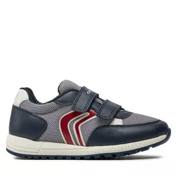 Кроссовки Geox J Alben Boy J459EC 01454 C0665 S Grey/Navy, серый/темно-синий