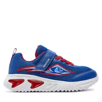 Кроссовки Geox J Assister Boy J45DZA 014CE C0833 D Royal/Red, синий