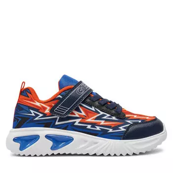 Кроссовки Geox J Assister Boy J45DZB 02ACE C0820 D Navy/Orange, темно-синий