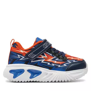 Кроссовки Geox J Assister Boy J45DZB 02ACE C0820 M Navy/Orange, темно-синий
