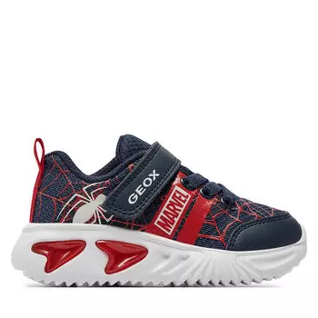 Кроссовки Geox J Assister Boy J45DZD 01454 C4244 M Navy/Dk Red, темно-синий