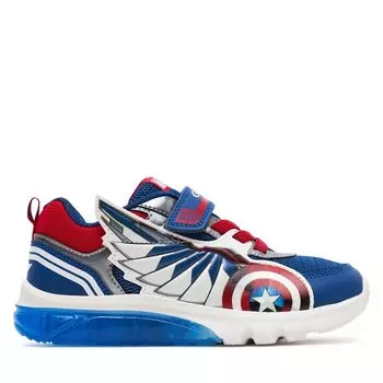 Кроссовки Geox J Ciberdron Boy J45LBB 01454 C0200 D Blue/Red, синий