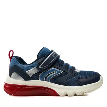 Кроссовки Geox J Ciberdron Boy J45LBC 01454 C0735 S Navy/Red, темно-синий