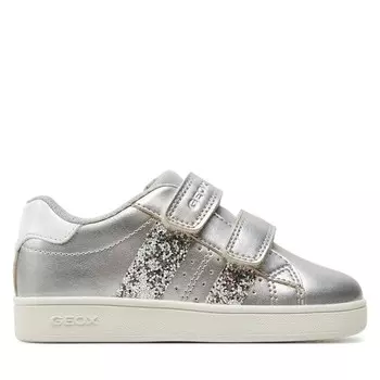 Кроссовки Geox J Eclyper Girl J45LRA 000NF C1007 M Silver, серебро