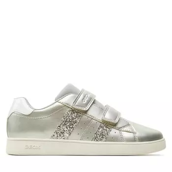 Кроссовки Geox J Eclyper Girl J45LRA 000NF C1007 D Silver, серебро