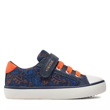 Кроссовки Geox J Gisli Boy J455CB 0AN54 C0820 M Navy/Orange, темно-синий