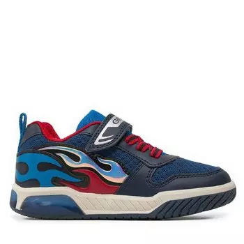 Кроссовки Geox J Inek Boy J459CC 01454 C0693 M Navy/Lt Blue, темно-синий