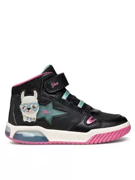Кроссовки Geox J Inek Girl J36ASC 0CENF C9B4A S, черный