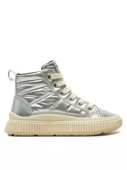 Кроссовки Geox J Laquinny Girl J46M3C 0LVNF C1007 M farben, серебро