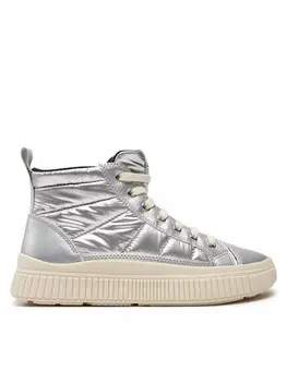 Кроссовки Geox J Laquinny Girl J46M3C 0LVNF C1007 S farben, серебро