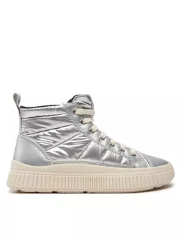 Кроссовки Geox J Laquinny Girl J46M3C 0LVNF C1007 S, серебряный