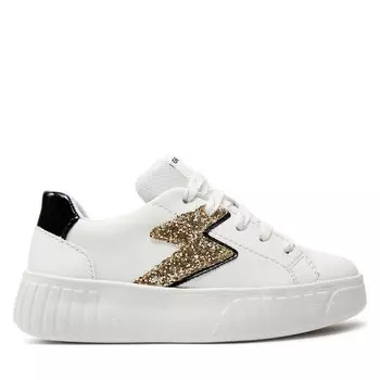 Кроссовки Geox J Mikiroshi Girl J45DVA 0BCEW C0404 S White/Black, белый