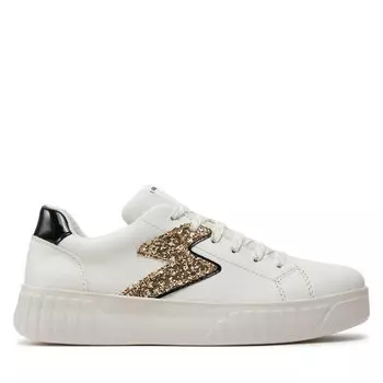 Кроссовки Geox J Mikiroshi Girl J45DVA 0BCEW C0404 D White/Black, белый