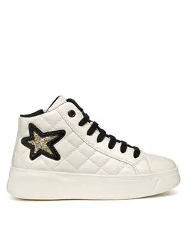 Кроссовки Geox J Mikiroshi Girl J46DVA 000BC C1M9B S, экрю