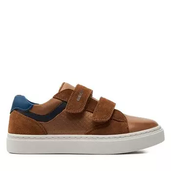 Кроссовки Geox J Nashik Boy J45ECB 0CL22 C6381 S Lt Brown/Navy, коричневый