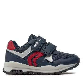 Кроссовки Geox J Pavel J4515B 0BC14 C0735 M Navy/Red, темно-синий