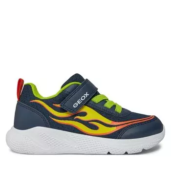 Кроссовки Geox J Sprintye Boy J45GBB 01454 C0749 S Navy/Lime, темно-синий