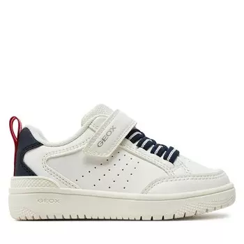 Кроссовки Geox J Washiba Boy J45LQA 05411 C0899 M White/Navy, белый