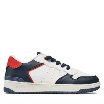 Кроссовки Geox J Washiba Boy J45LQB 05411 C0899 D White/Navy, темно-синий/белый
