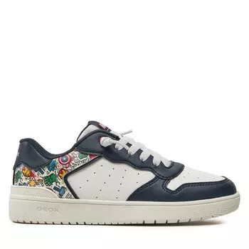 Кроссовки Geox J Washiba Boy J45LQC 000BC C4243 D Navy/Multicolor, темно-синий
