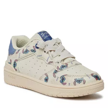 Кроссовки Geox JWashiba Girl, экрю