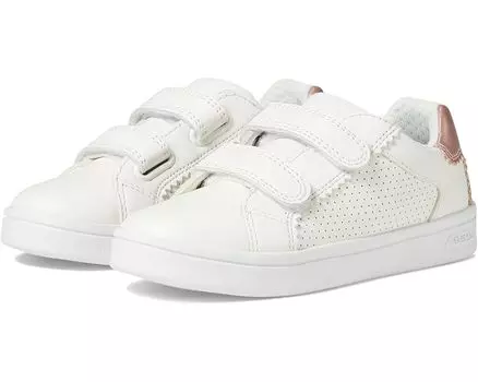 Кроссовки Geox Kids Djrock Girl 79, цвет White/Rose