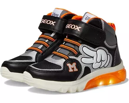 Кроссовки Geox Kids J Ciberdron Boy, цвет Black/Silver