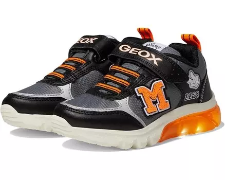 Кроссовки Geox Kids J Ciberdron Boy, цвет Black/Silver 1