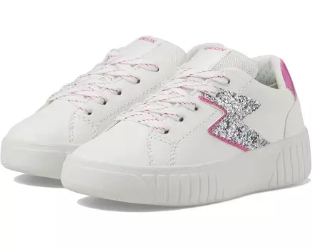 Кроссовки Geox Kids Mikiroshi 2, цвет White/Fuchsia