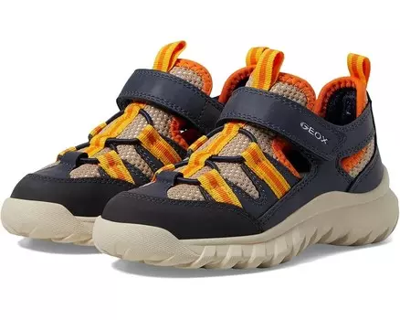 Кроссовки Geox Kids Simbyos 1, цвет Blue/Beige