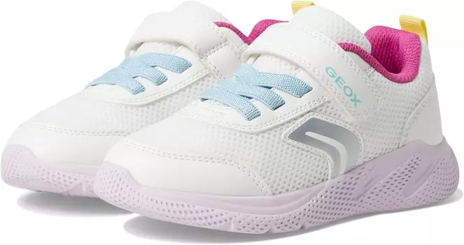 Кроссовки Geox Kids Sprintye 11, цвет White/Multicolor