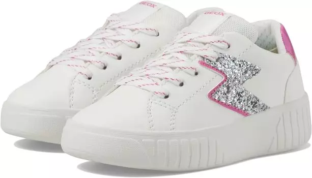 Кроссовки Geox Mikiroshi 2, цвет White/Fuchsia