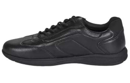 Кроссовки GEOX Skateboarding Shoes Men Low-top Black, черный