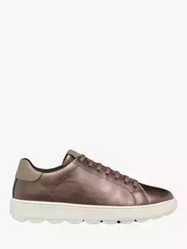 Кроссовки Geox Spherica Ecub-1 Metallic Low Cut, цвет taupe