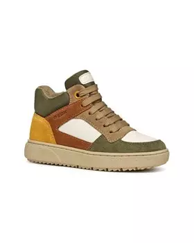 Кроссовки Geox Theleven из замши, белый