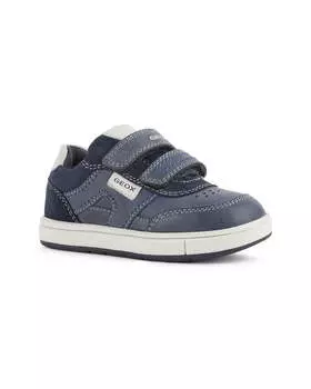 Кроссовки Geox Trottola из кожи, синий