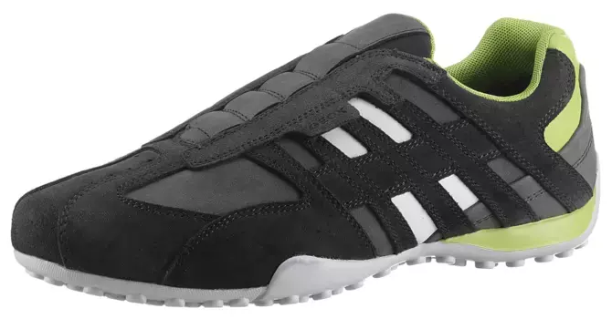 Кроссовки Geox "UOMO SNAKE B", Grau-Limette