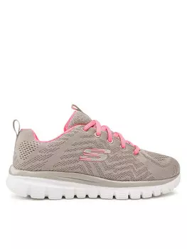 Кроссовки Get Connected Skechers, серый