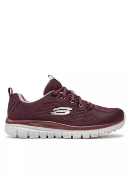 Кроссовки Get Connected Skechers, темно-красный