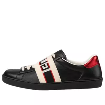 Кроссовки gg non slip-on 'black' Gucci, черный