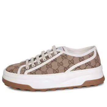 Кроссовки gg sneaker 'interlocking g - beige' Gucci, бежевый