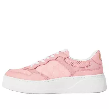 Кроссовки gg sneaker supreme 'pink white' Gucci, розовый