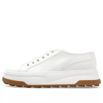 Кроссовки gg sneakers 'white' Gucci, бежевый