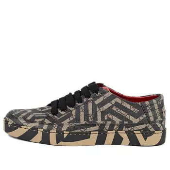 Кроссовки gg supreme sneaker caleido 'black beige' Gucci, черный