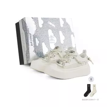 Кроссовки Ggi Wander Play Stylish Skateboarding Shoes Unisex Low-top White, белый