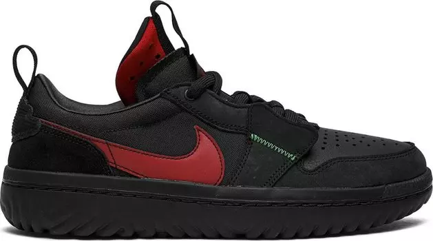 Кроссовки Ghetto Gastro x Air Jordan 1 Low React Fearless, черный