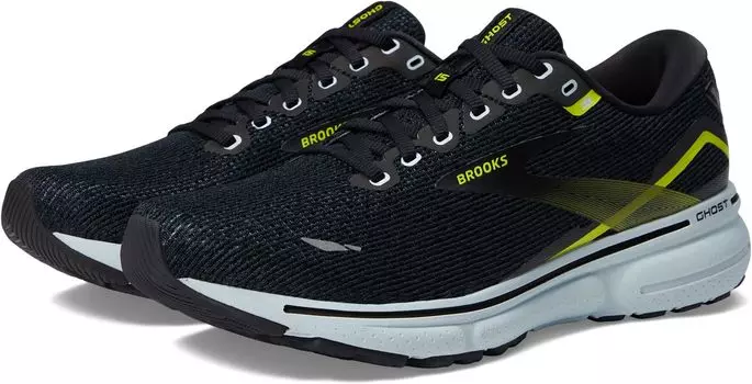 Кроссовки Ghost 15 Brooks, цвет Black/Ballad Blue/Sulphur